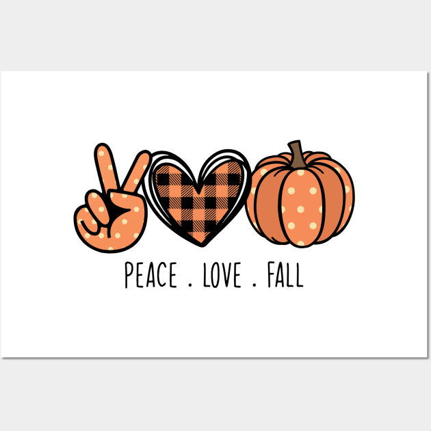 Peach, Love, And Fall Wall Art by ThinkLMAO